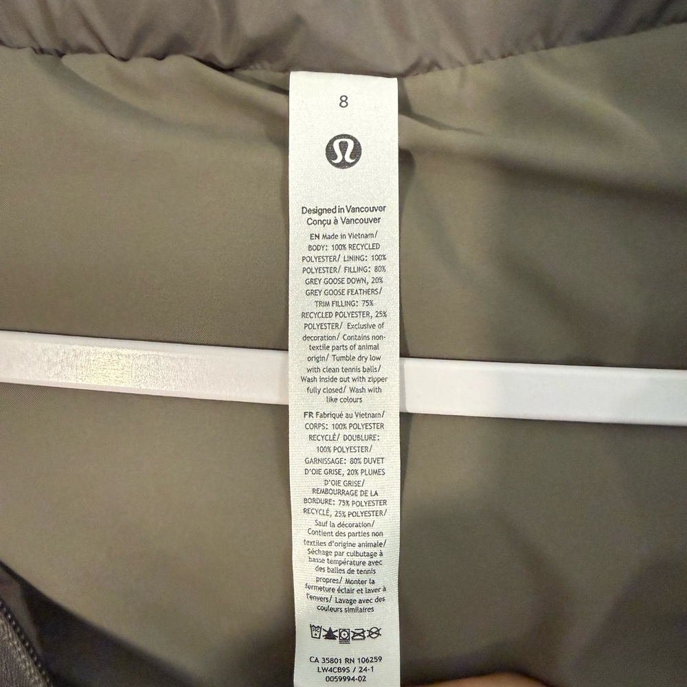 Lululemon Wunder puff cropped puffer vest - Picture 5 of 5